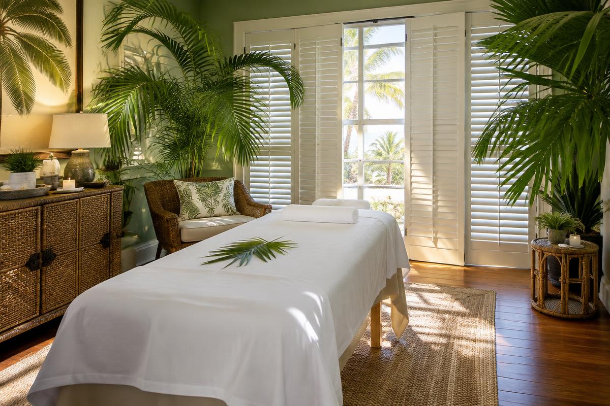 Palm Shade Room treatment room